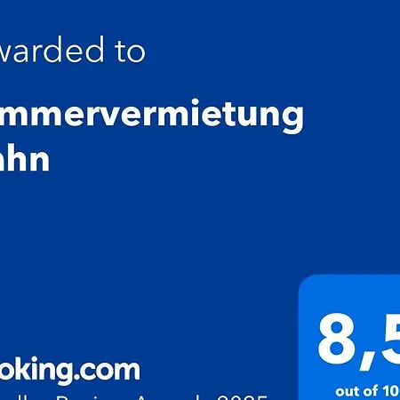 Zimmervermietung Zahn Couette-café *